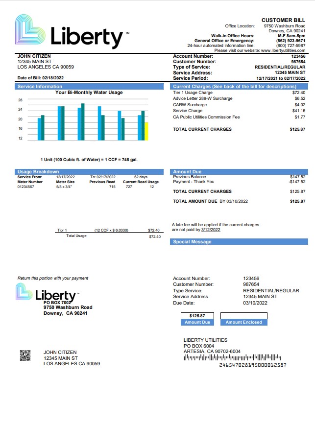  Minol USA business utility bill 